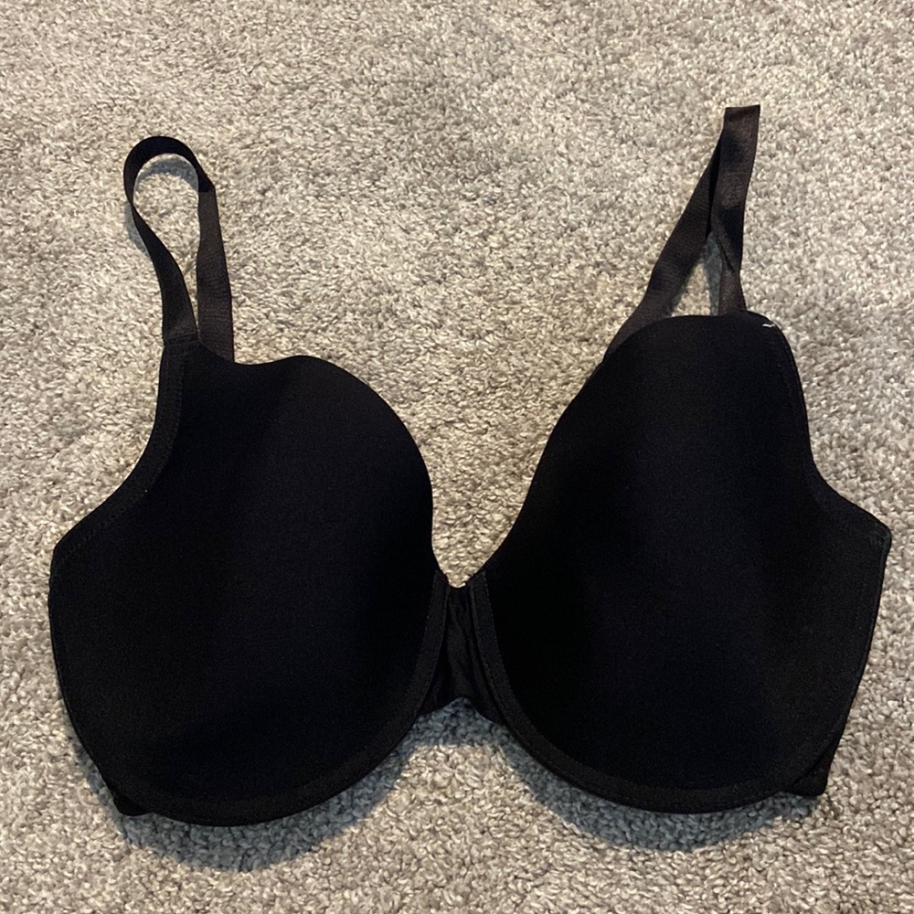 Wacoal Black Molded Seamless Underwire Convertible Bra Size 34DD